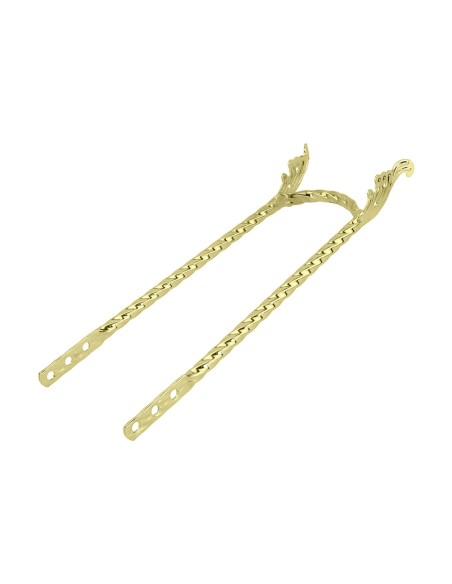 Wing Twisted Square 24 Sissy Bar Gold